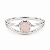 Serenya Rosenquarz Ring | Silber