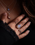 Grandéa Mondstein Ring | Silber