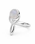 Taluna Mondstein Ring | Silber