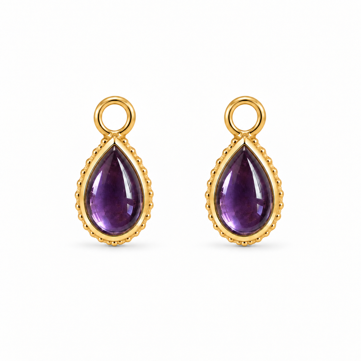 Ternura Amethyst Charms | Gold