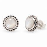 Ternura Perlmutt Ohrstecker | Silber
