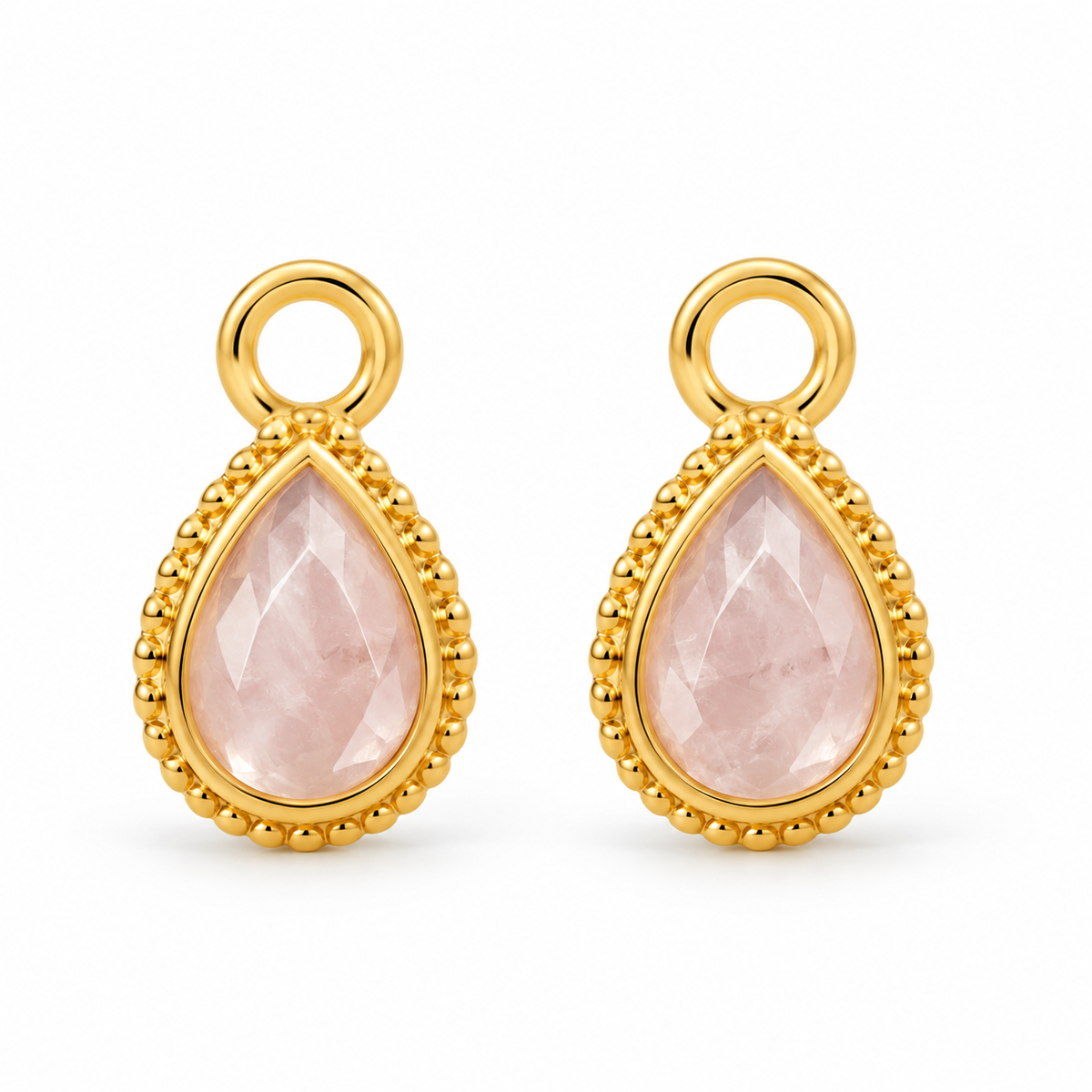 Ternura Rosenquarz Charms | Gold