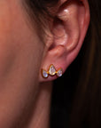 Triora Mondstein Ohrstecker | Gold
