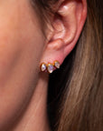 Triora Mondstein Ohrstecker | Gold
