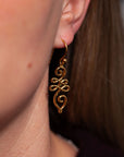 Unalome Plain Ohrringe | Gold