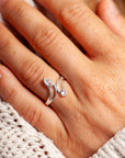 Valunea Mondstein Ring | Silber