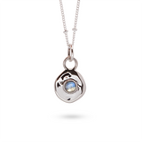 Véora Birthstone Anhänger - Mondstein (Juni) | Silber