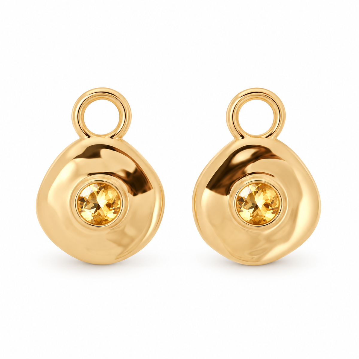 Véora Birthstone Charms - Citrin (November) | Gold
