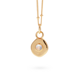 Véora Birthstone Anhänger - Opal (Oktober) | Gold