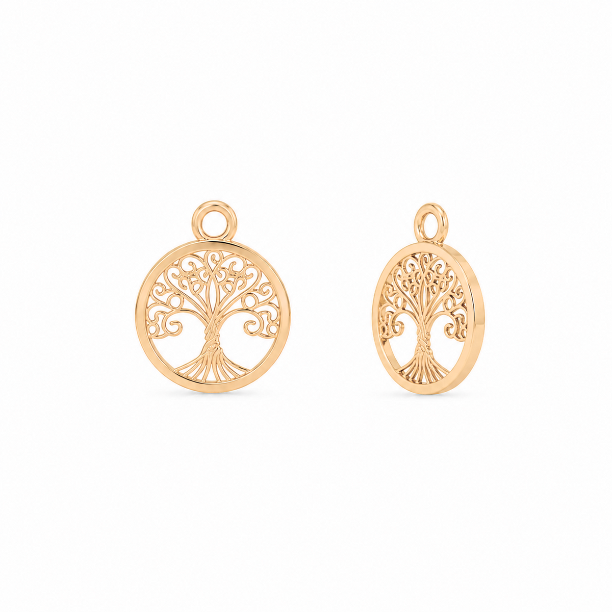 Vidaé Tree of Life Charms in Gold, Detailansicht