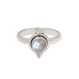 Virella Mondstein Ring | Silber