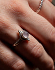 Virella Rosenquarz Ring | Silber