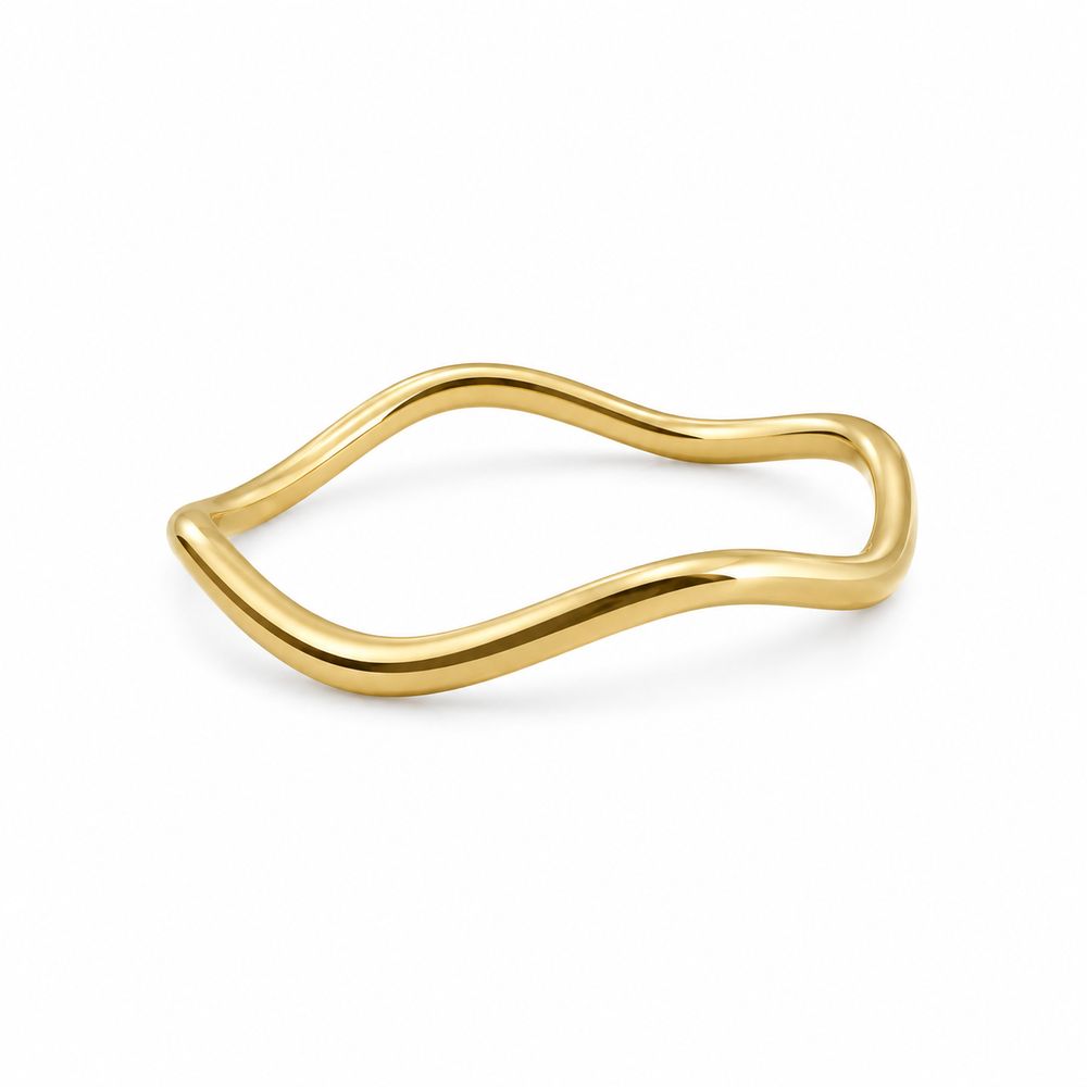 Wave Flow Ring | Gold