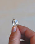 Eclipse Mondstein Ring | Silber
