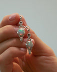 Encanto Moonstone Earring | Silver